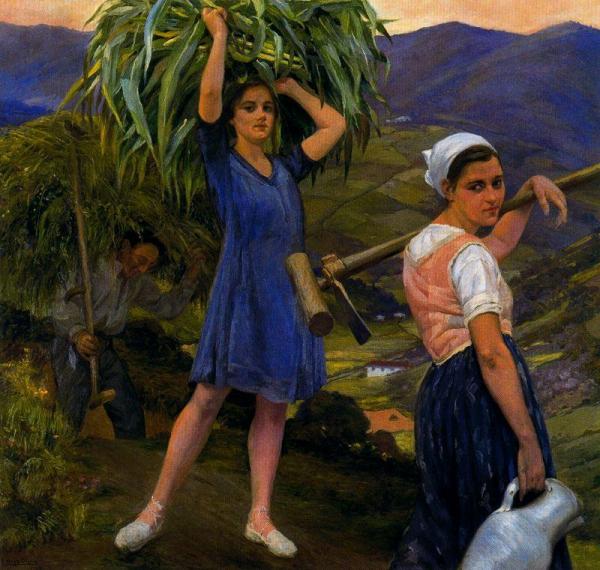 Escena En El Campo by Ignacio Diaz Olano