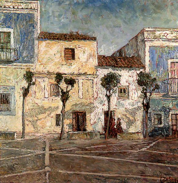 Ignacio Zuloaga Houses In The Sun
