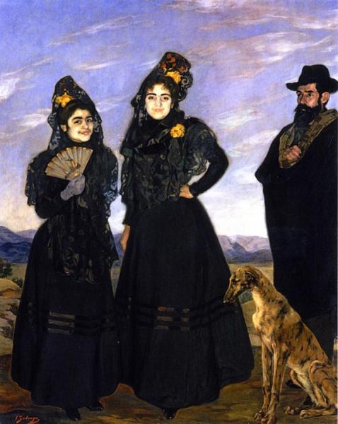 Ignacio Zuloaga My Uncle And My Cousins