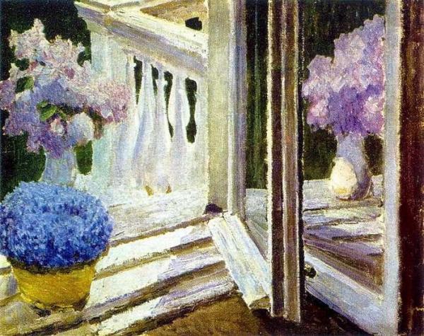 Lilac And Forget-me-nots by Igor Grabar