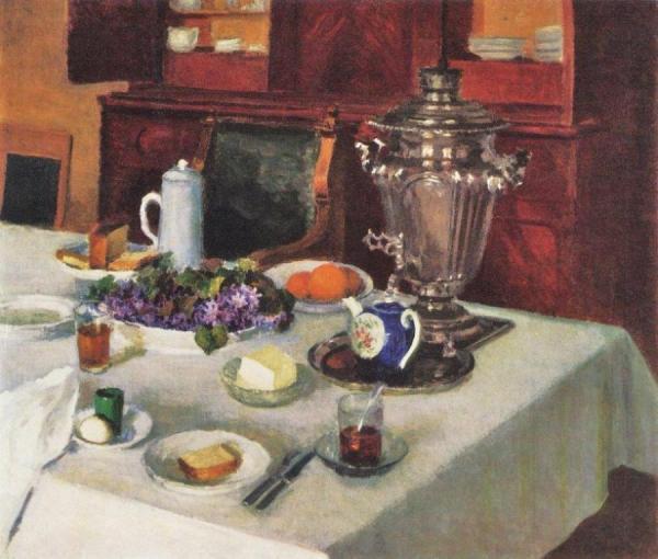 Morning Tea by Igor Grabar