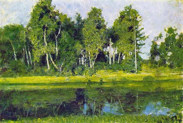 Pond In Abramtsevo by Igor Grabar