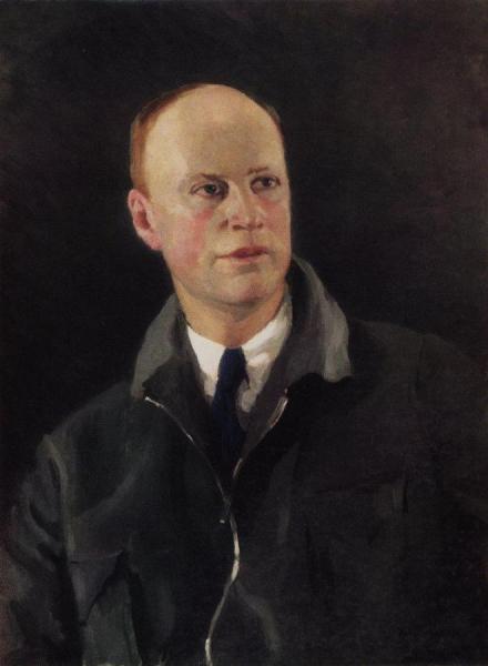 Portrait Of Composer Sergei Prokofiev by Igor Grabar