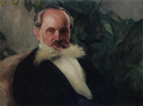 Portrait Of Emmanuil Grabar, The Artist's Father by Igor Grabar