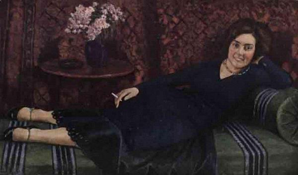 Portrait Of K.medova by Igor Grabar