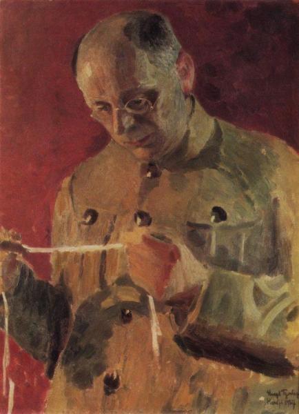 Portrait Of N.p. Gorbunov by Igor Grabar