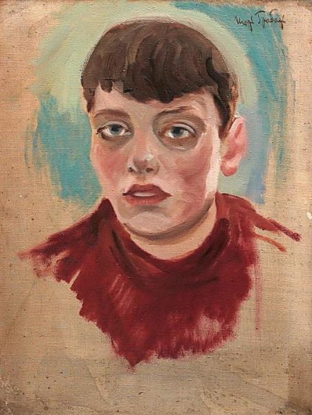 Portrait Of The Artist's Son by Igor Grabar