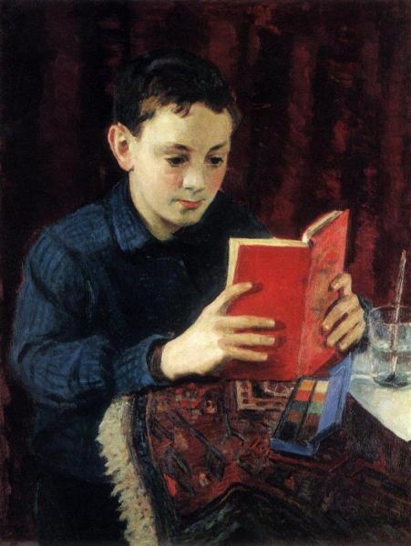 Portrait Of The Artist's Son by Igor Grabar