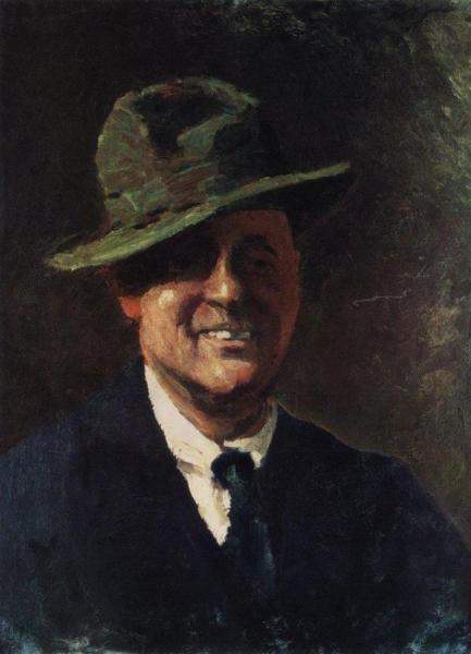 Self-portrait In A Hat by Igor Grabar