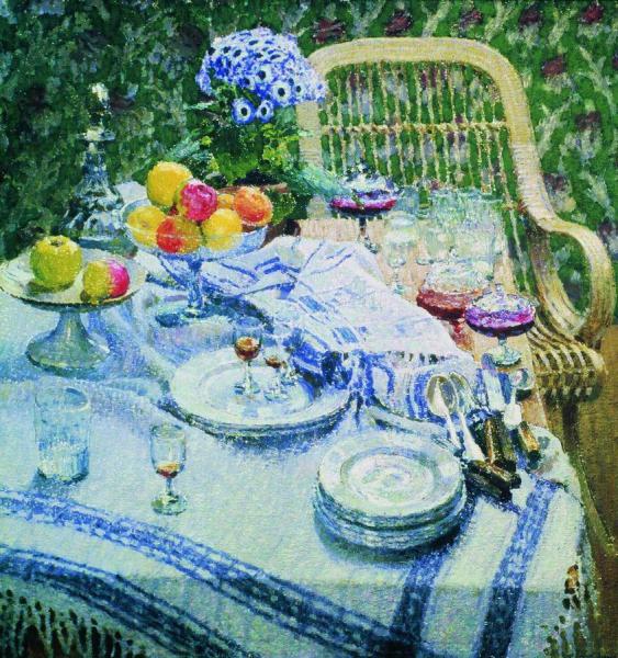Table With Leftovers by Igor Grabar
