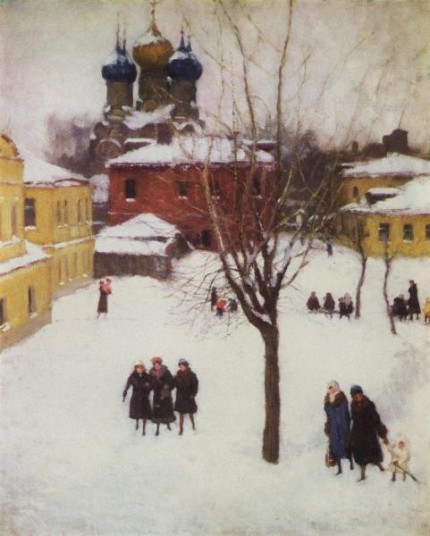 Zamoskvorechye. Grey Day by Igor Grabar