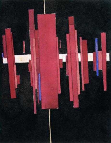 Suprematist Arkhitekton In Red, Vitebsk by Ilya Chashnik