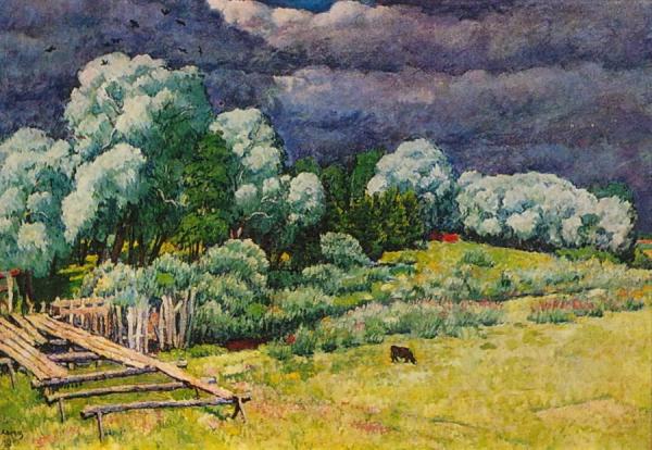 After The Storm by Ilya Mashkov Oil Painting Reproductions