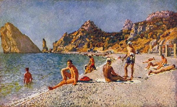 Beach In Simeiz by Ilya Mashkov