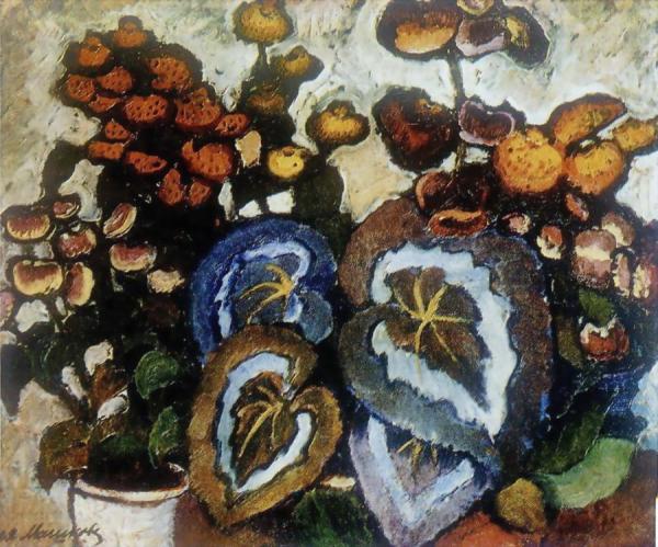 Begonias by Ilya Mashkov