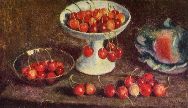 Cherries by Ilya Mashkov Oil Painting Reproductions