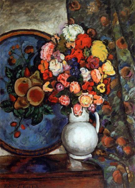 Flowers In A Vase by Ilya Mashkov