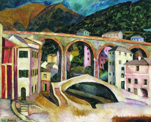 Italy. Landscape With An Aqueduct by Ilya Mashkov