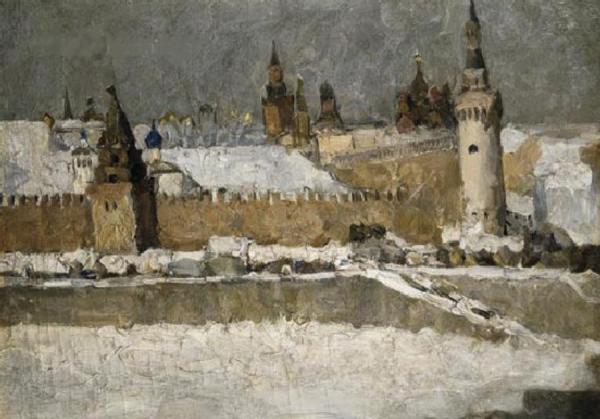 Kremlin In Winter by Ilya Mashkov