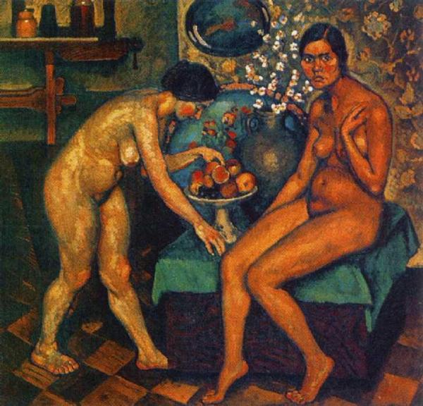 Nudes In The Studio by Ilya Mashkov