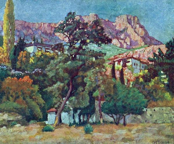 Park In Alupka by Ilya Mashkov