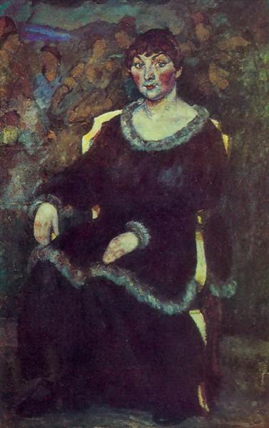 Portrait Of A Woman by Ilya Mashkov