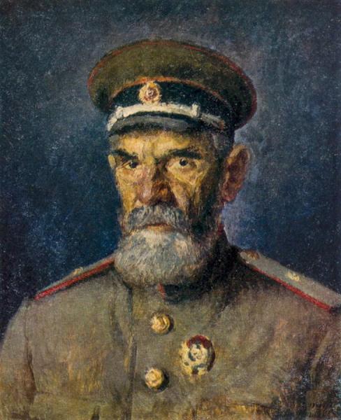 Portrait Of Major-general A. R. Zlobin by Ilya Mashkov
