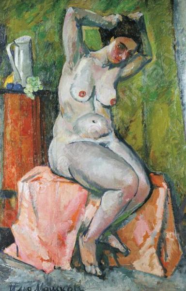 Ilya Mashkov Seated Nude
