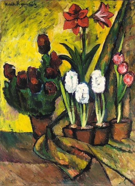Still Life With Flowers by Ilya Mashkov