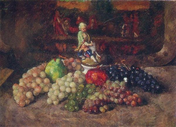 Still Life With Statuette by Ilya Mashkov