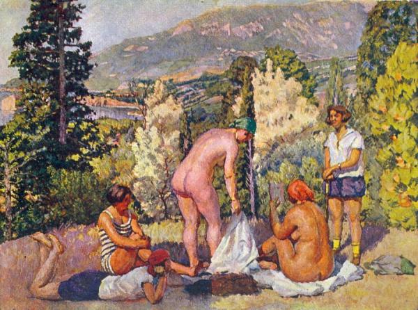 Sunbathing In The Crimea by Ilya Mashkov