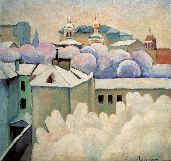 Winter Cityscape by Ilya Mashkov