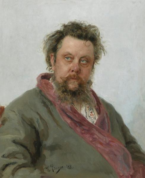 Modest Mussorgsky by Ilya Yefimovich Repin