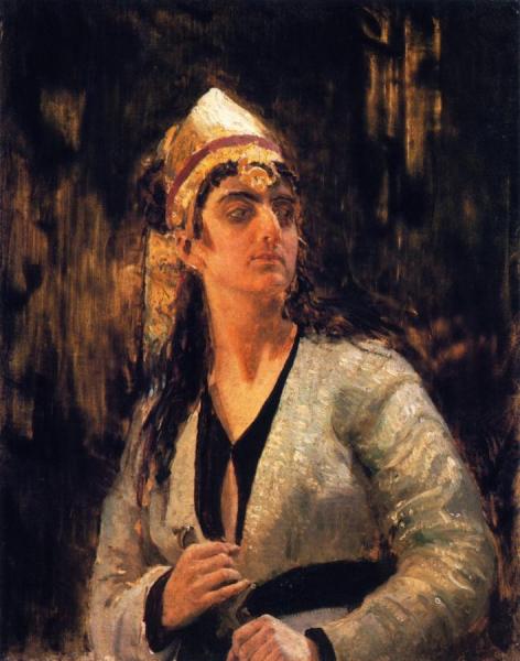 Ilya Yefimovich Repin Woman With A Dagger