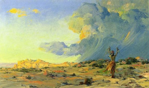 The Answered Prayer by Ira Diamond Gerald Cassidy Oil Painting Reproductions