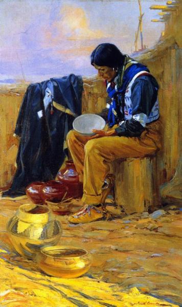 The Pottery Maker by Ira Diamond Gerald Cassidy