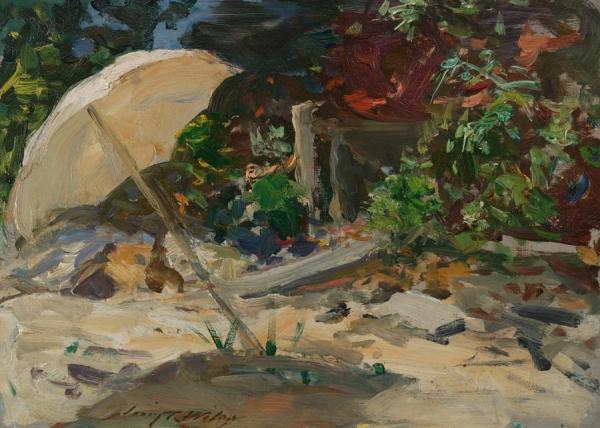 Beach Scene, Long Island by Irving Ramsey Wiles