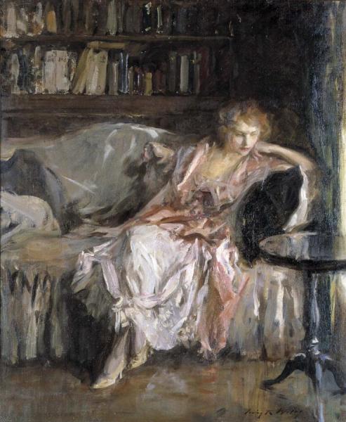 Her Leisure Hour by Irving Ramsey Wiles