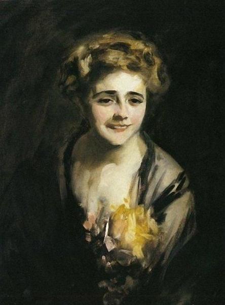 Laughing Girl by Irving Ramsey Wiles