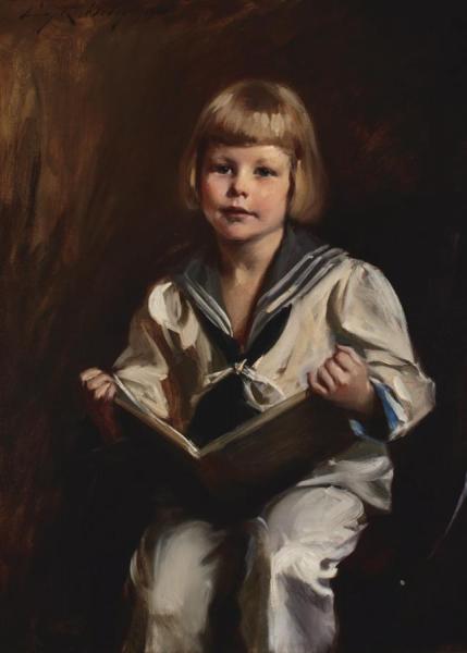 Irving Ramsey Wiles Portrait Of Master John L. Lawrence, Jr.