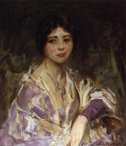 The Purple Kimono by Irving Ramsey Wiles