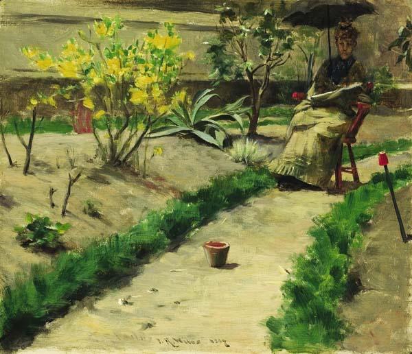 Untitled by Irving Ramsey Wiles Oil Painting Reproductions