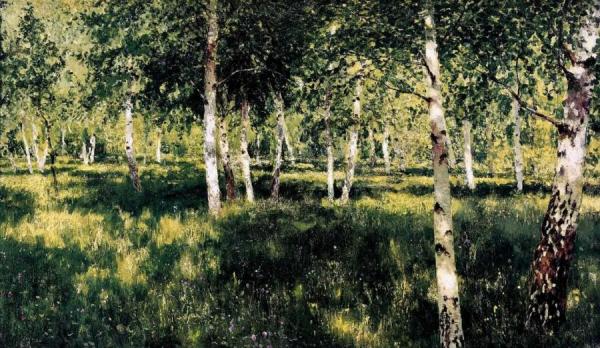 Birch Grove by Isaac Ilich Levitan
