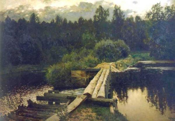 By The Whirlpool by Isaac Ilich Levitan