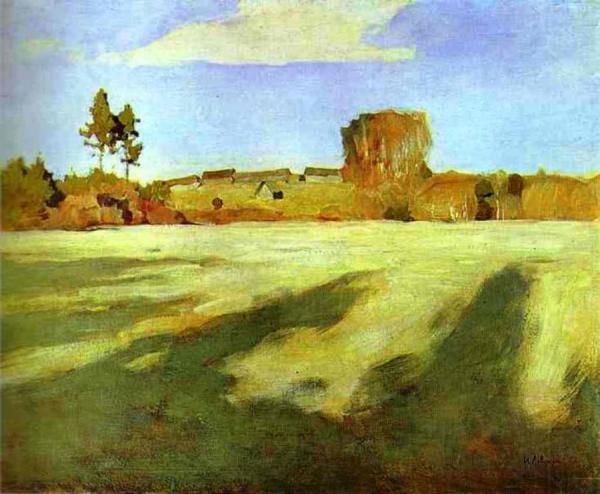 Field After Harvest by Isaac Ilich Levitan