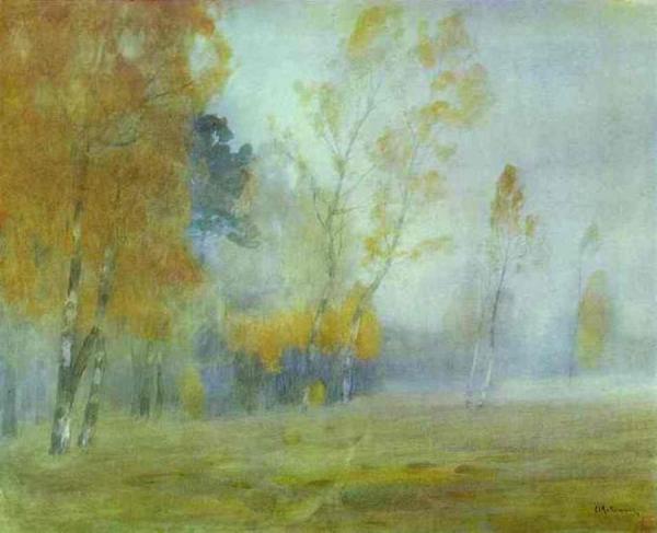 Fog. Autumn by Isaac Ilich Levitan