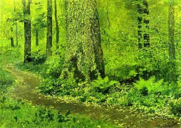 Footpath In A Forest, Ferns by Isaac Ilich Levitan