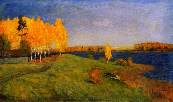 Golden Autumn by Isaac Ilich Levitan