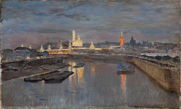 Illumination Of The Moscow Kremlin by Isaac Ilich Levitan