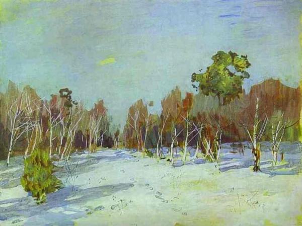 Snowbound Garden by Isaac Ilich Levitan